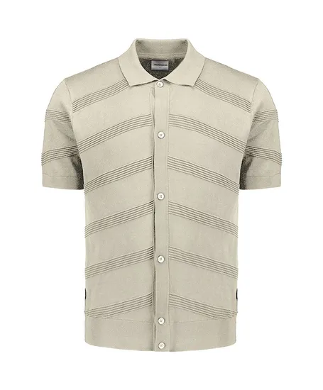 No Excess Polo Relief Knit