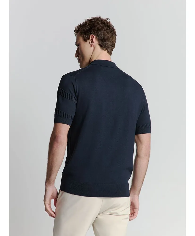 No Excess Polo Relief Knit