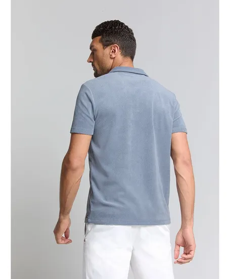 No Excess Polo Revers Solid Terry Knit