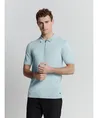 No Excess Polo Solid Zip