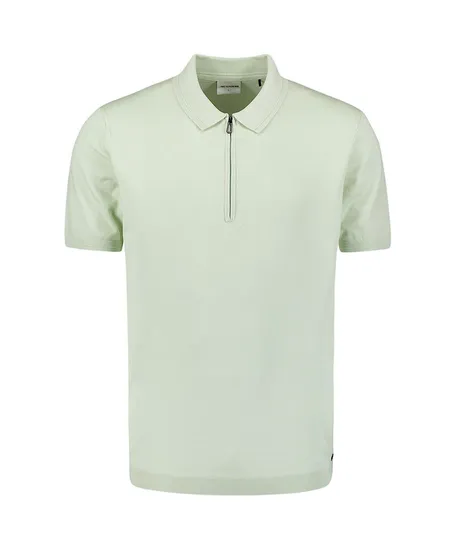 No Excess Polo Solid Zip