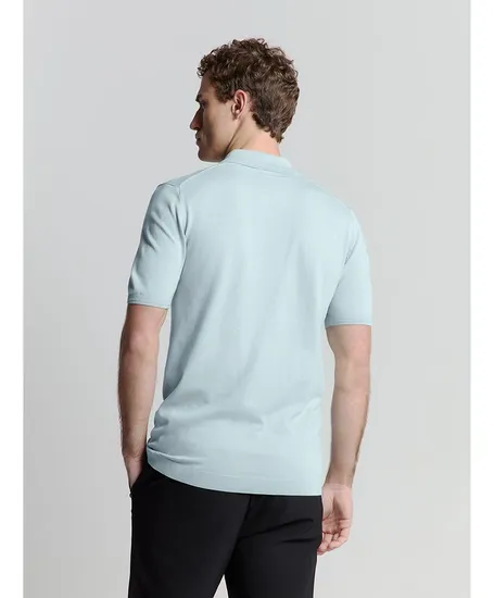 No Excess Polo Solid Zip