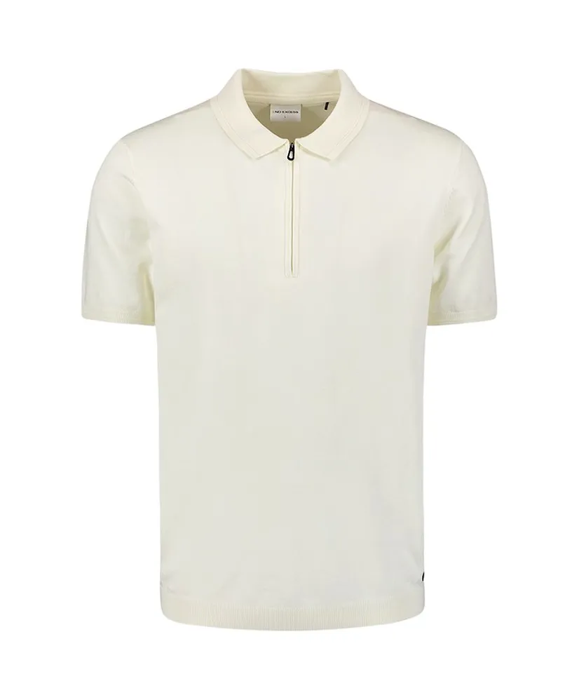 No Excess Polo Solid Zip