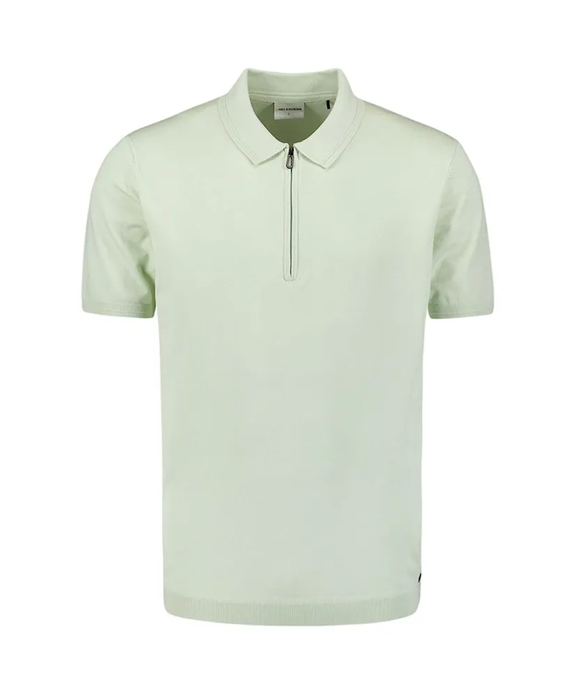 No Excess Polo Solid Zip