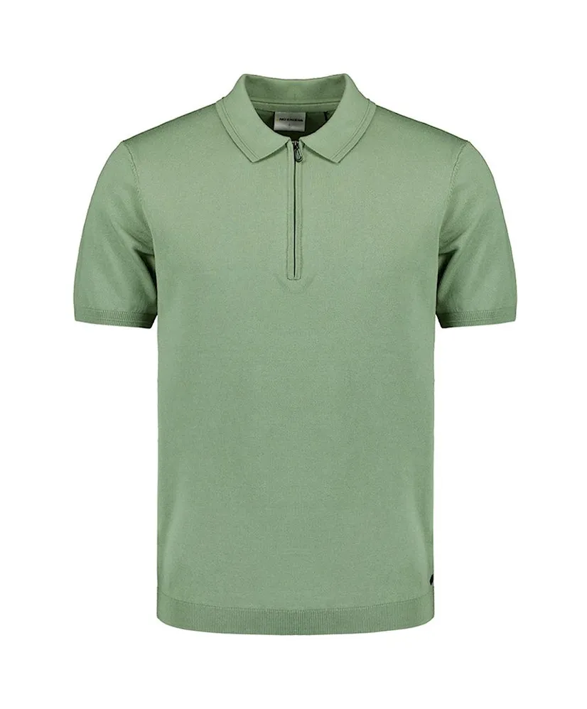 No Excess Polo Solid Zip