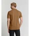 No Excess Polo Zip Pique Garment Dyed