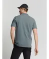 No Excess Polo Zip Pique Garment Dyed