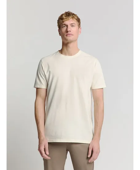 No Excess T-shirt Crewneck Solid Relief Knit