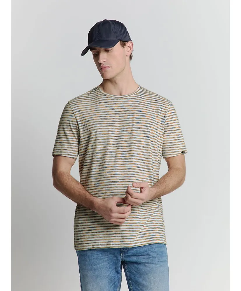 No Excess T-shirt Crewneck Strepen