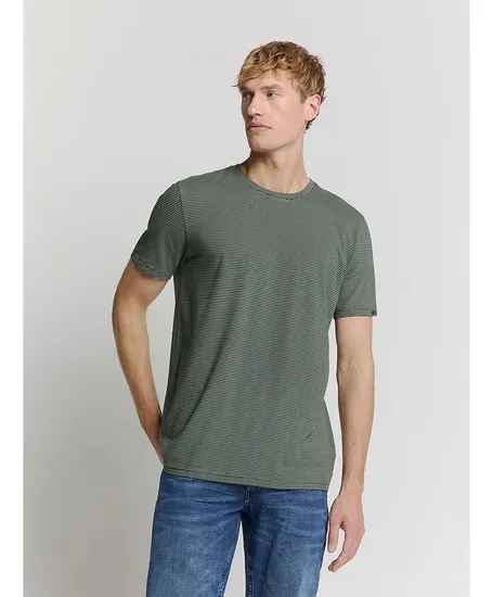 No Excess T-shirt Crewneck Stripes