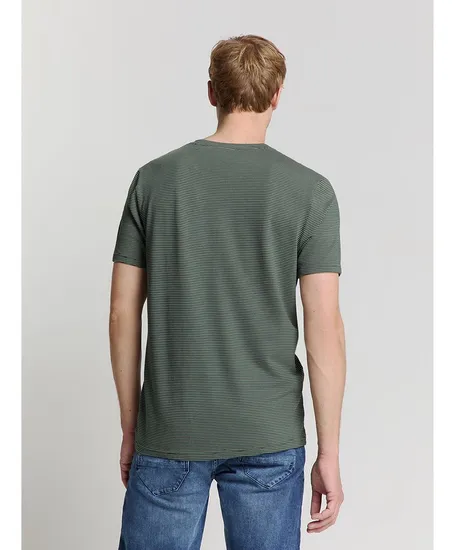 No Excess T-shirt Crewneck Stripes