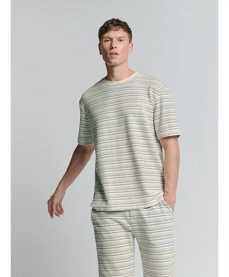 No Excess T-shirt Gestreept