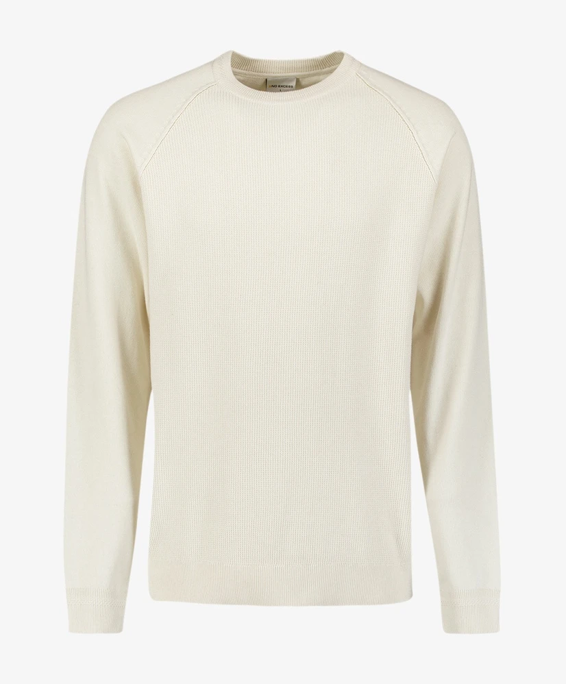 No Excess Trui Waffle Knit