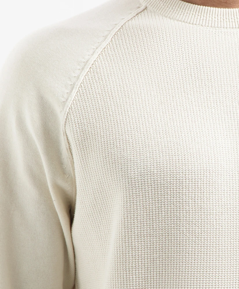 No Excess Trui Waffle Knit
