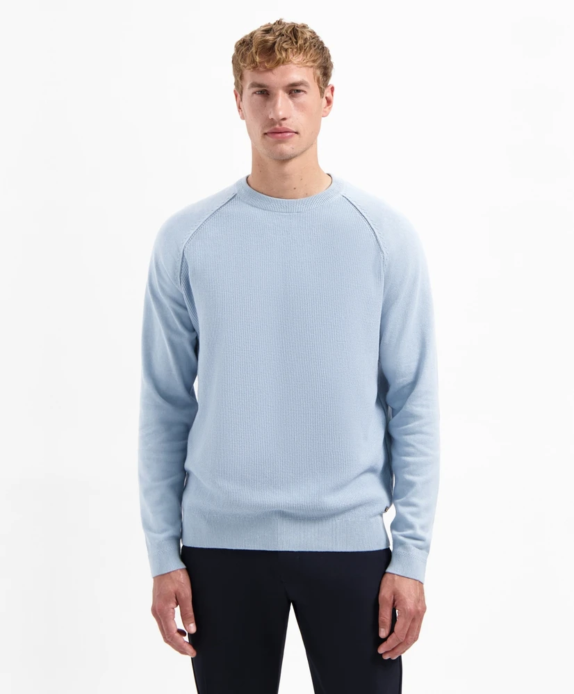 No Excess Trui Waffle Knit