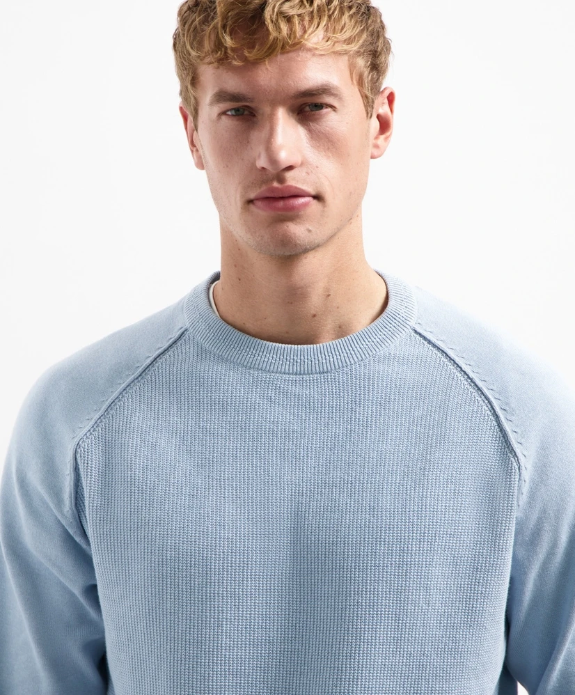 No Excess Trui Waffle Knit