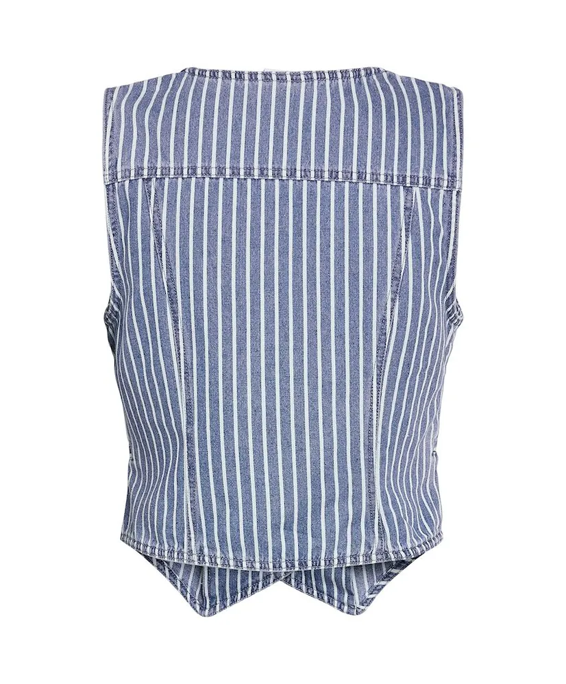 NOISY MAY Gilet Hera Pinstriped