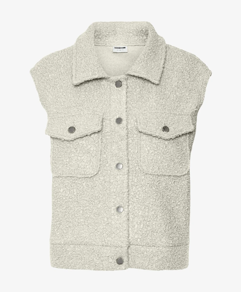 NOISY MAY Gilet NMHINNY S/L BOUCLE VEST