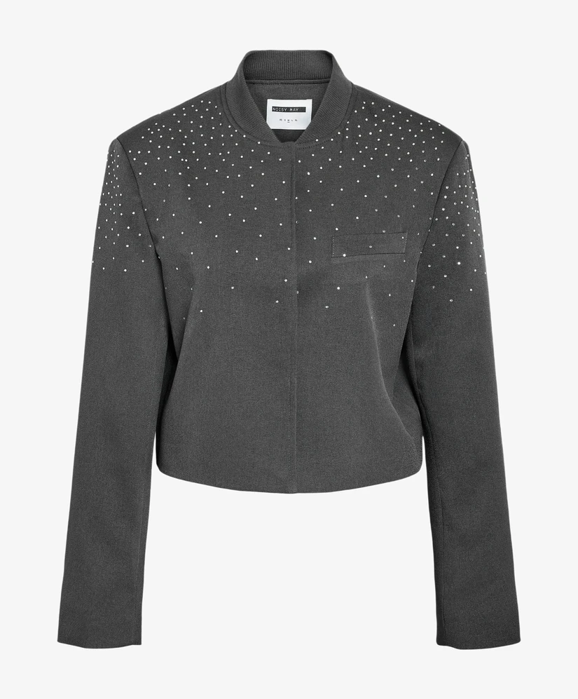 NOISY MAY Jack Jeugdig NMELLIE RHINESTONE CROPPED