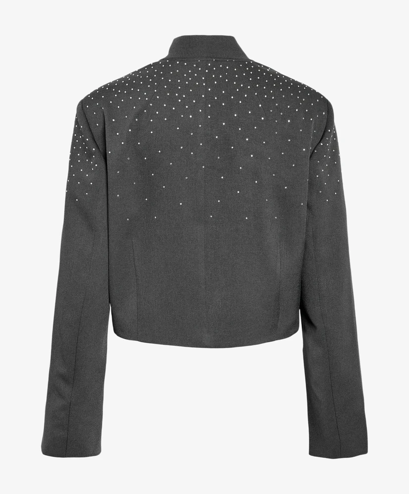 NOISY MAY Jack Jeugdig NMELLIE RHINESTONE CROPPED