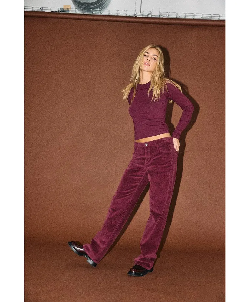 NOISY MAY Jeans Yolanda Corduroy Straigt