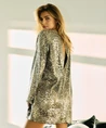 NOISY MAY Jurk Jessy Sequin Leopard