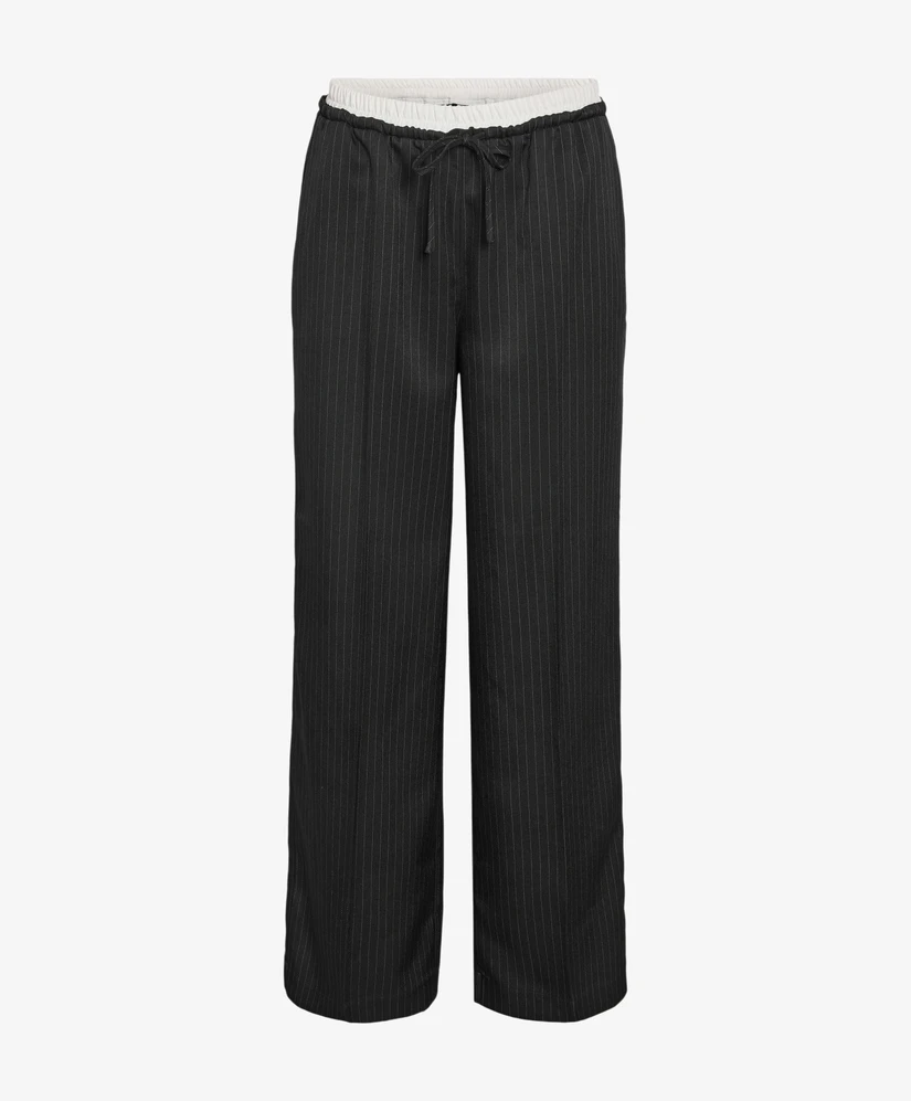 NOISY MAY Pantalon Dallas Pinstripe