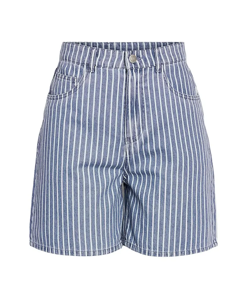 NOISY MAY Short Hera Pinstriped