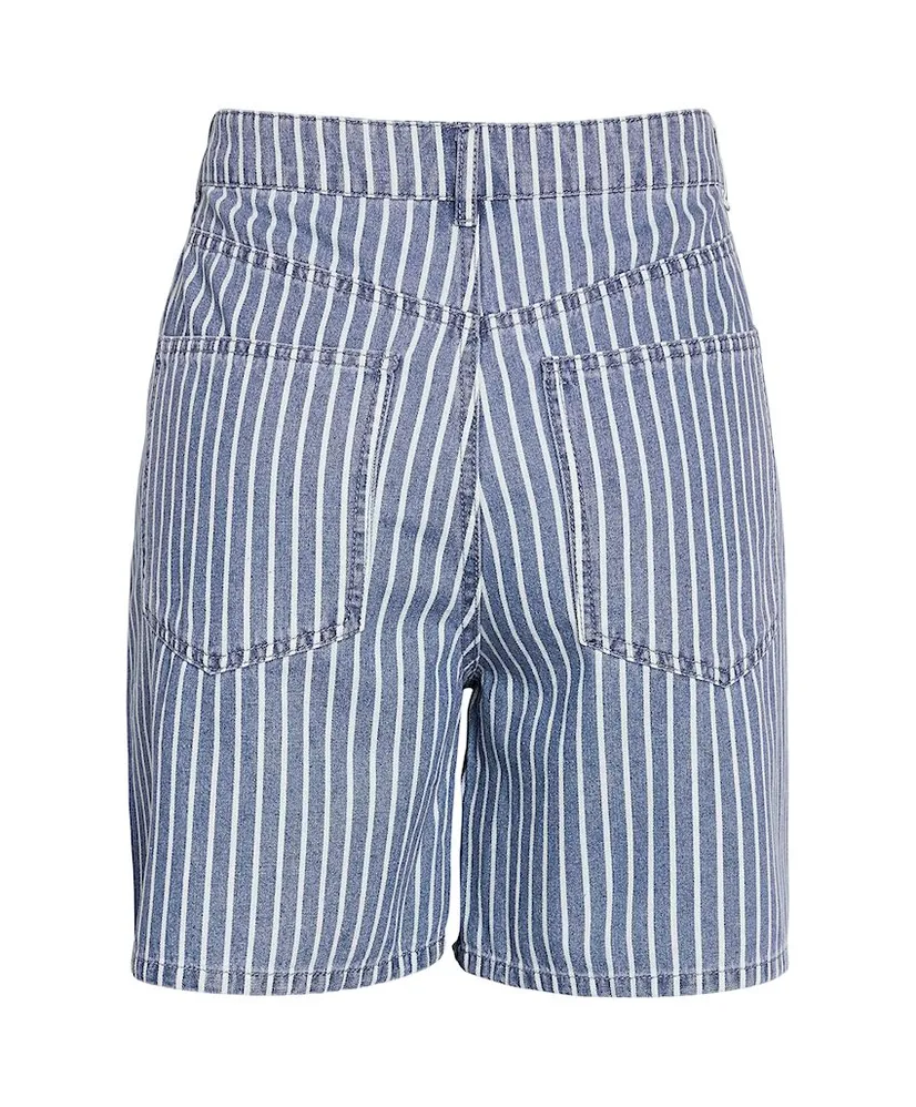 NOISY MAY Short Hera Pinstriped