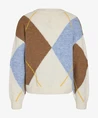 NOISY MAY Trui LM NMARMIE L/S O-NECK ARGYLE KNIT F