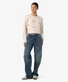 NOISY MAY Trui LM NMVIXEN L/S O-NECK EMBROIDERY KN