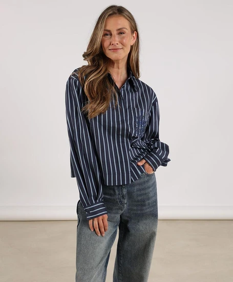 NUKUS Blouse Ariana Stripe
