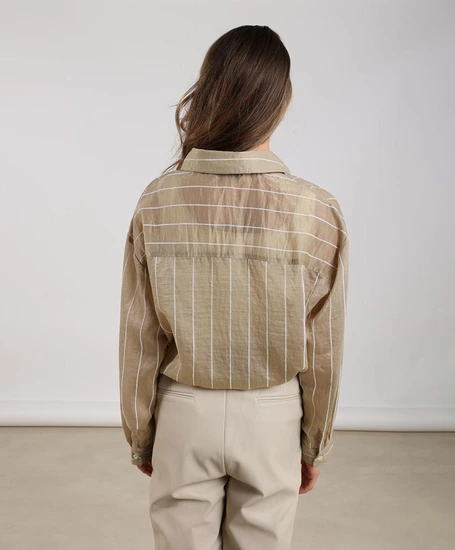 NUKUS Blouse Iris Stripe