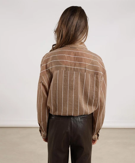 NUKUS Blouse Iris Stripe