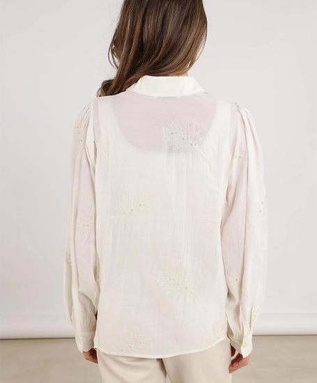 NUKUS Blouse Milanova Pearl
