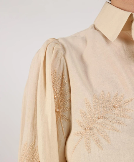 NUKUS Blouse Milanova Pearl