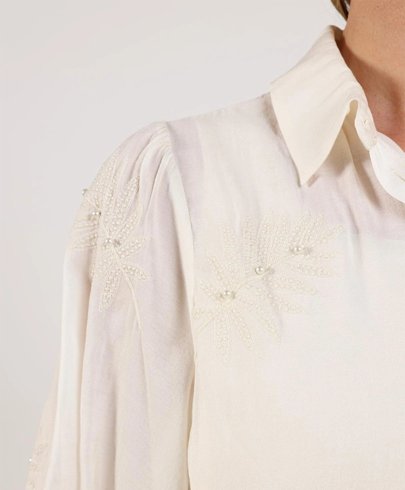 NUKUS Blouse Milanova Pearl