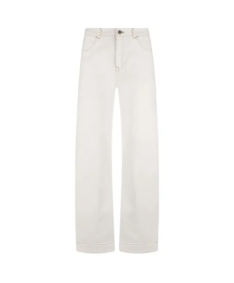NUKUS Broek Abby Denim Embroidery