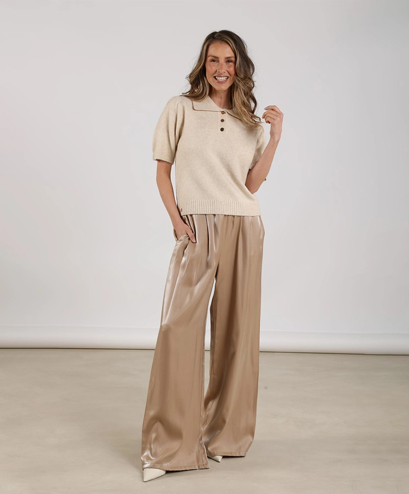 NUKUS Broek Doorty Shiny