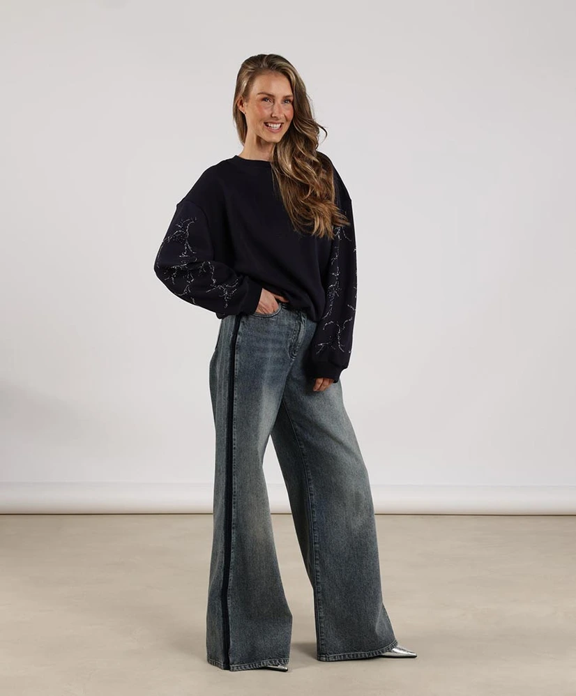 NUKUS Jeans Wide Ruby