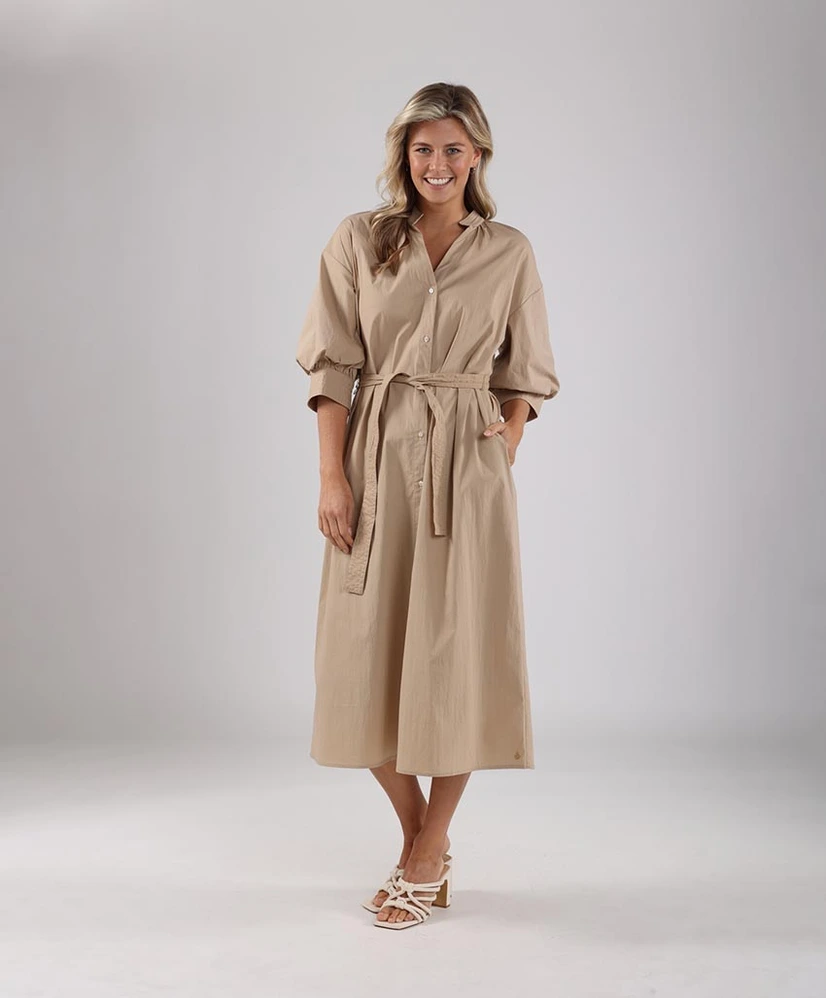 NUKUS Midi Jurk Gemma