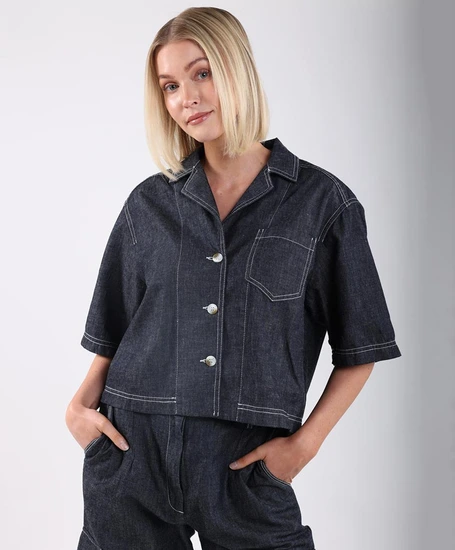 NUKUS Spijkerblouse Charlie