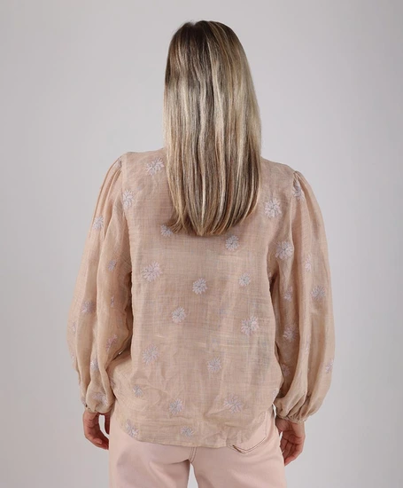 NUKUS Top Kaoutar Embroidery