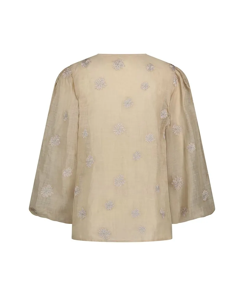 NUKUS Top Kaoutar Embroidery
