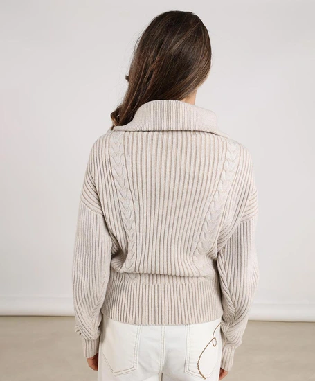 NUKUS Trui Clair Zipper