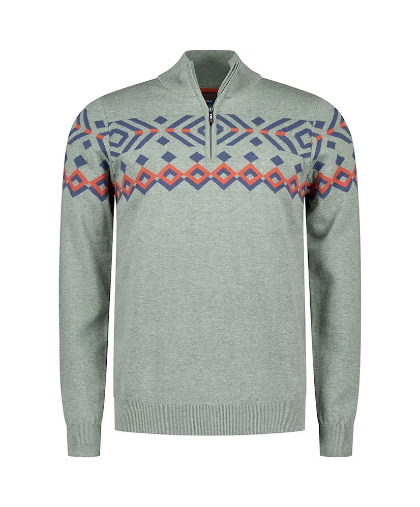 NZA New Zealand Auckland Half Zip Trui Melange