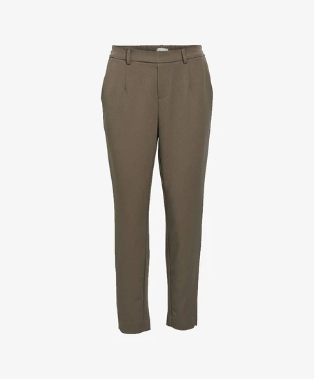 OBJECT Pantalon Slim Zwart
