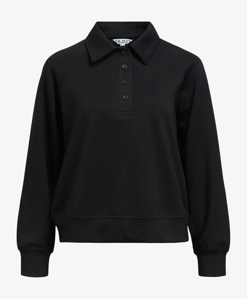 OBJECT Sweatshirt OBJANDREA L/S RE POLO PULLOVER D
