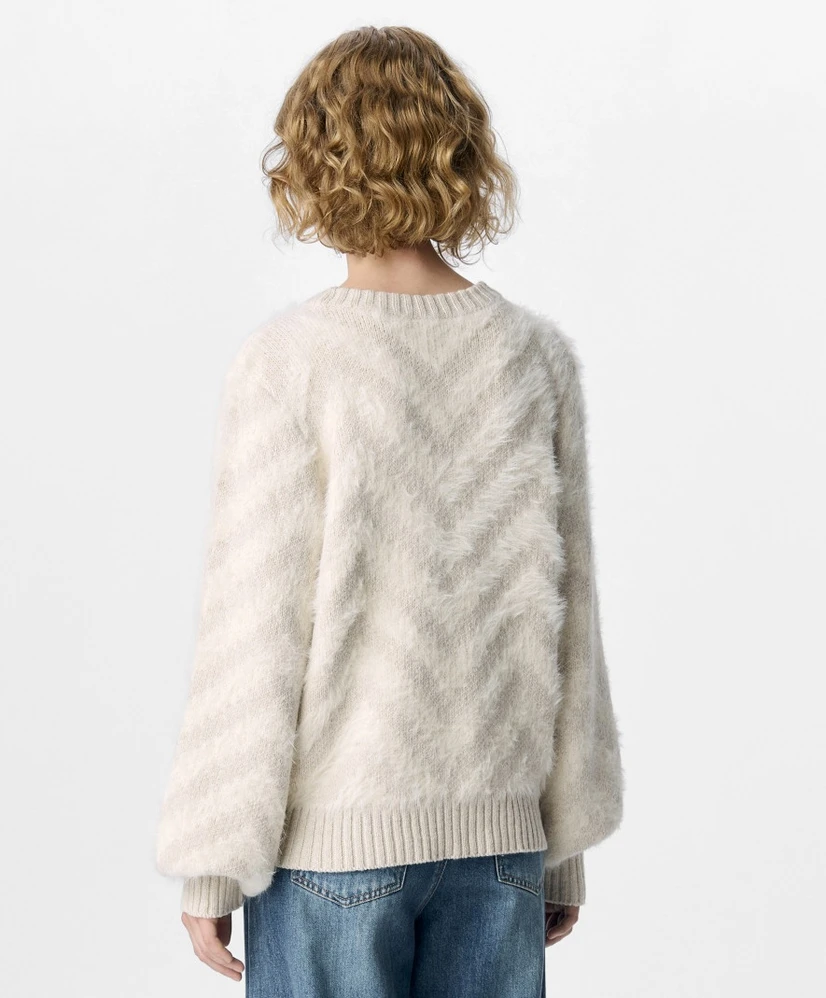 OBJECT Trui LM OBJHOLLOW L/S RE KNIT PULLOVER NOOS