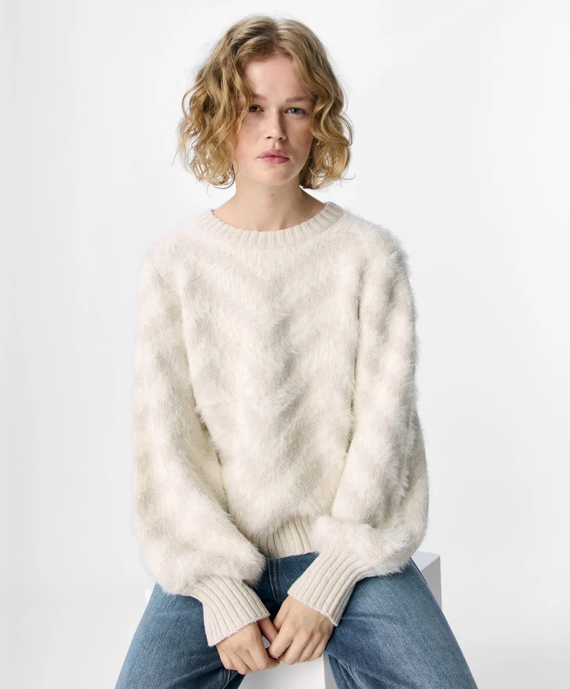 OBJECT Trui LM OBJHOLLOW L/S RE KNIT PULLOVER NOOS